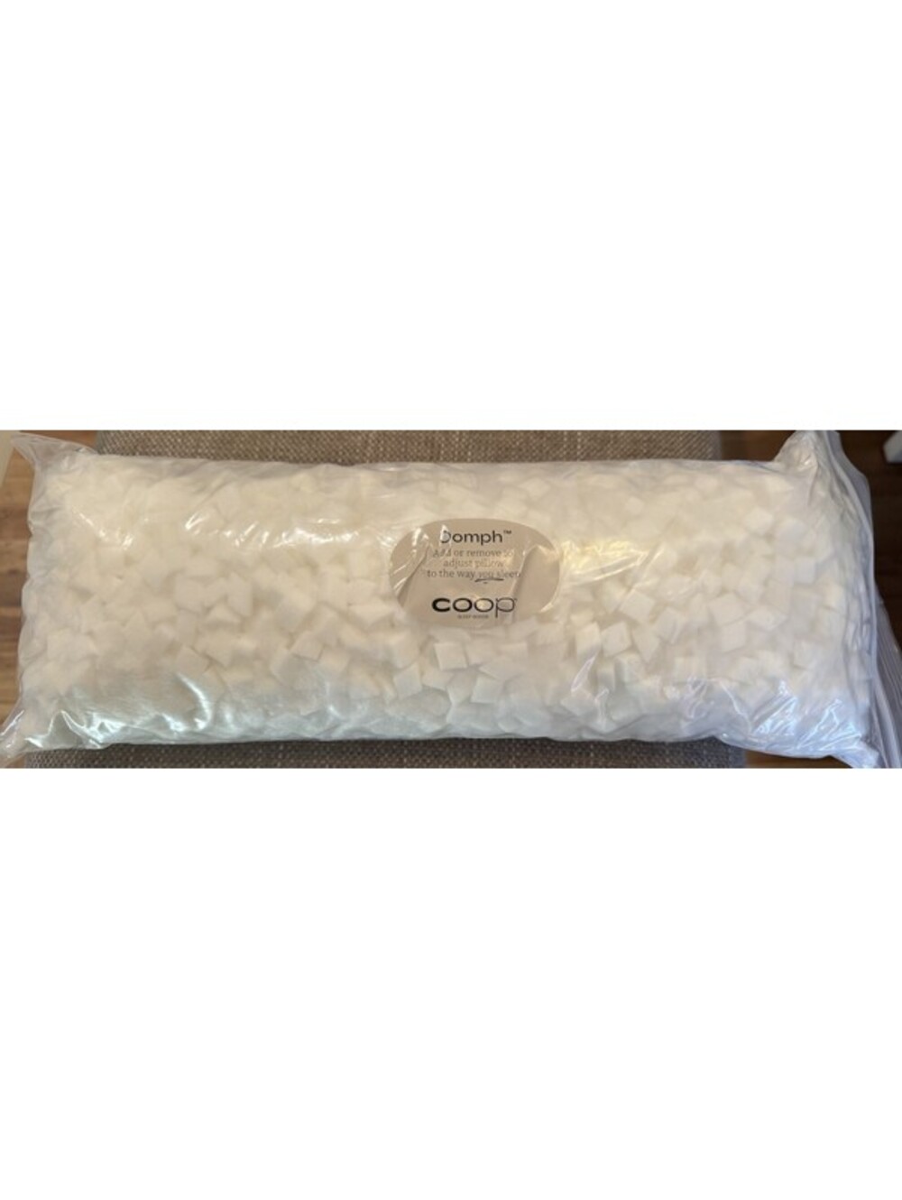 Coop Sleep Goods Oomph Pillow Fill Refill Pillow Fill White New